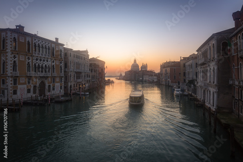 Sunrise on Grand Canal in Venice © Jon Ingall