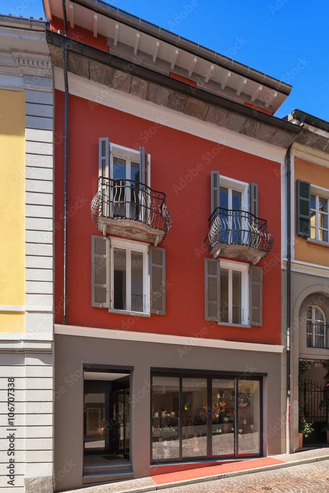 Obraz premium Red house