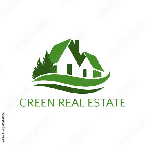 Icon house for real estate business. Vector illustration