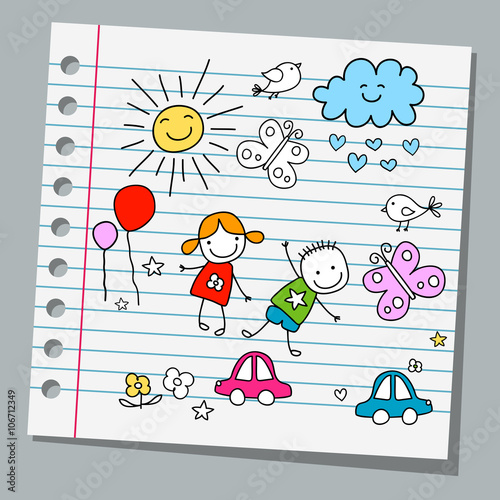 notebook paper summer