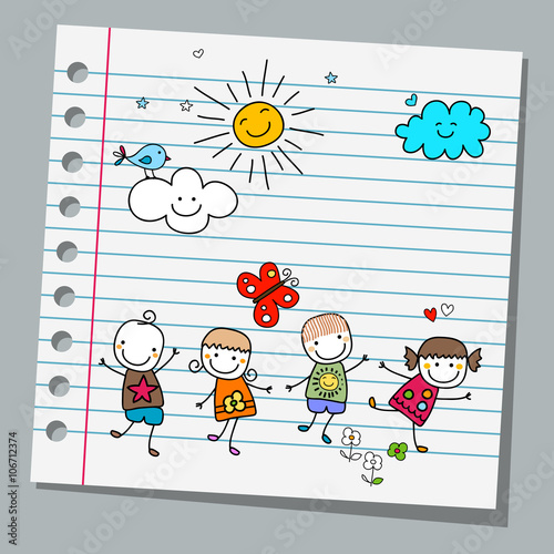 notebook paper summer
