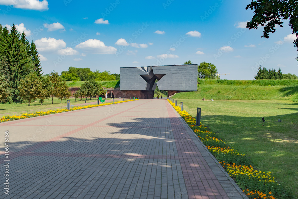 Fototapeta premium Брестская крепость центральный вход