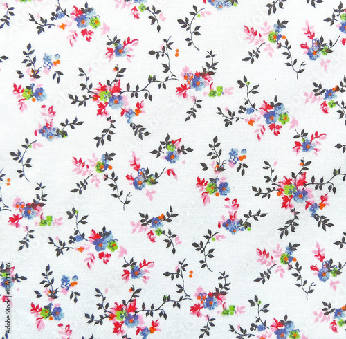 Floral textile or cloth  macro shot          
