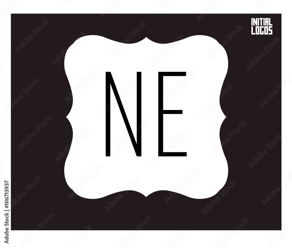 NE Initial Logo for your startup venture NE Initial Logo for your startup venture