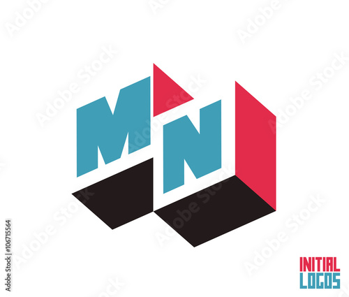 MN Initial Logo for your startup venture