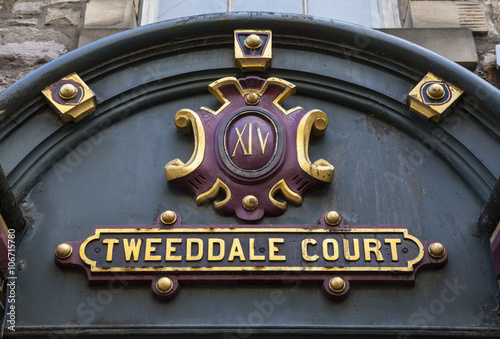 Tweeddale Court in Edinburgh, Scotland.