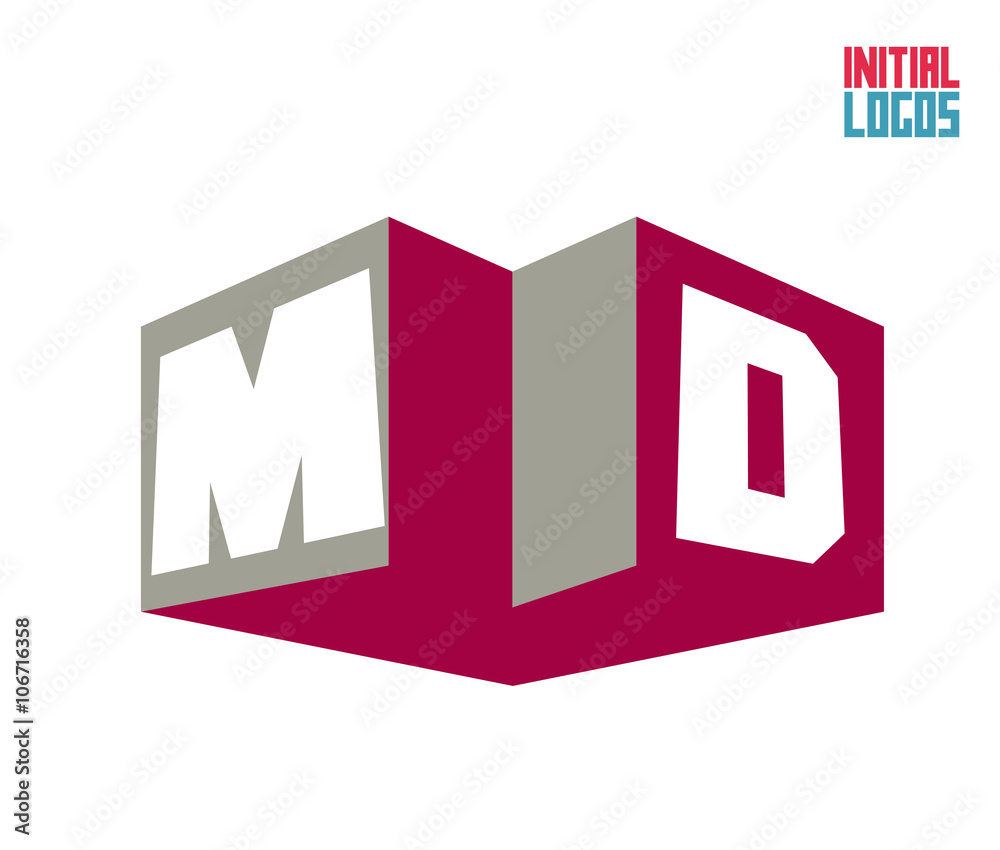 MD Initial Logo for your startup venture MD Initial Logo for your startup venture
