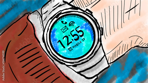 smart watches and smartphone