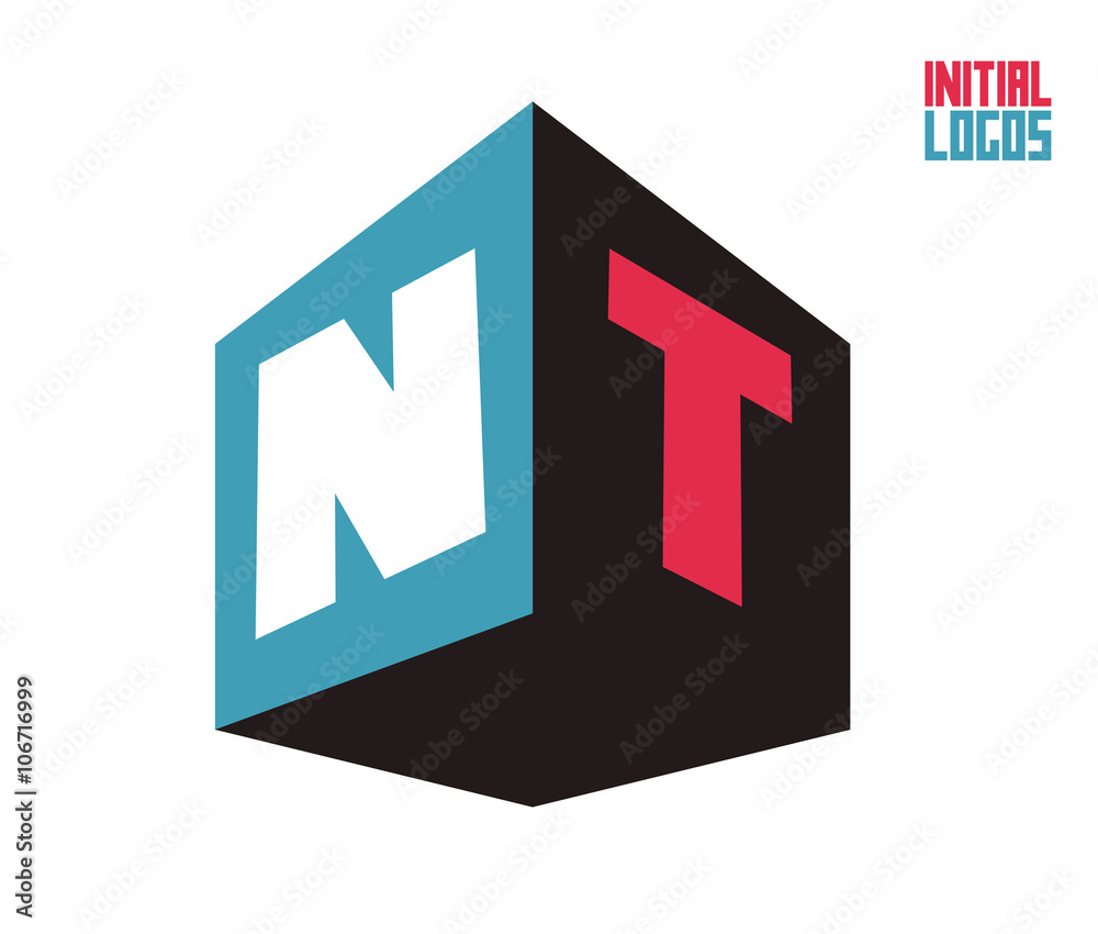 NT Initial Logo for your startup venture NT Initial Logo for your startup venture