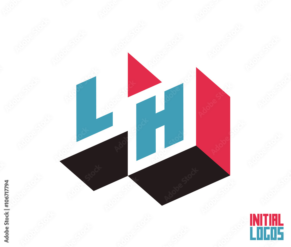 LH Initial Logo for your startup venture