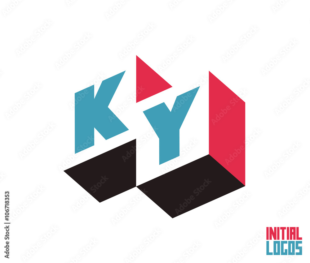 KY Initial Logo for your startup venture KY Initial Logo for your startup venture