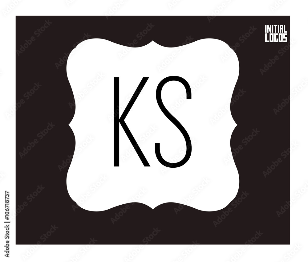 KS Initial Logo for your startup venture KS Initial Logo for your startup venture