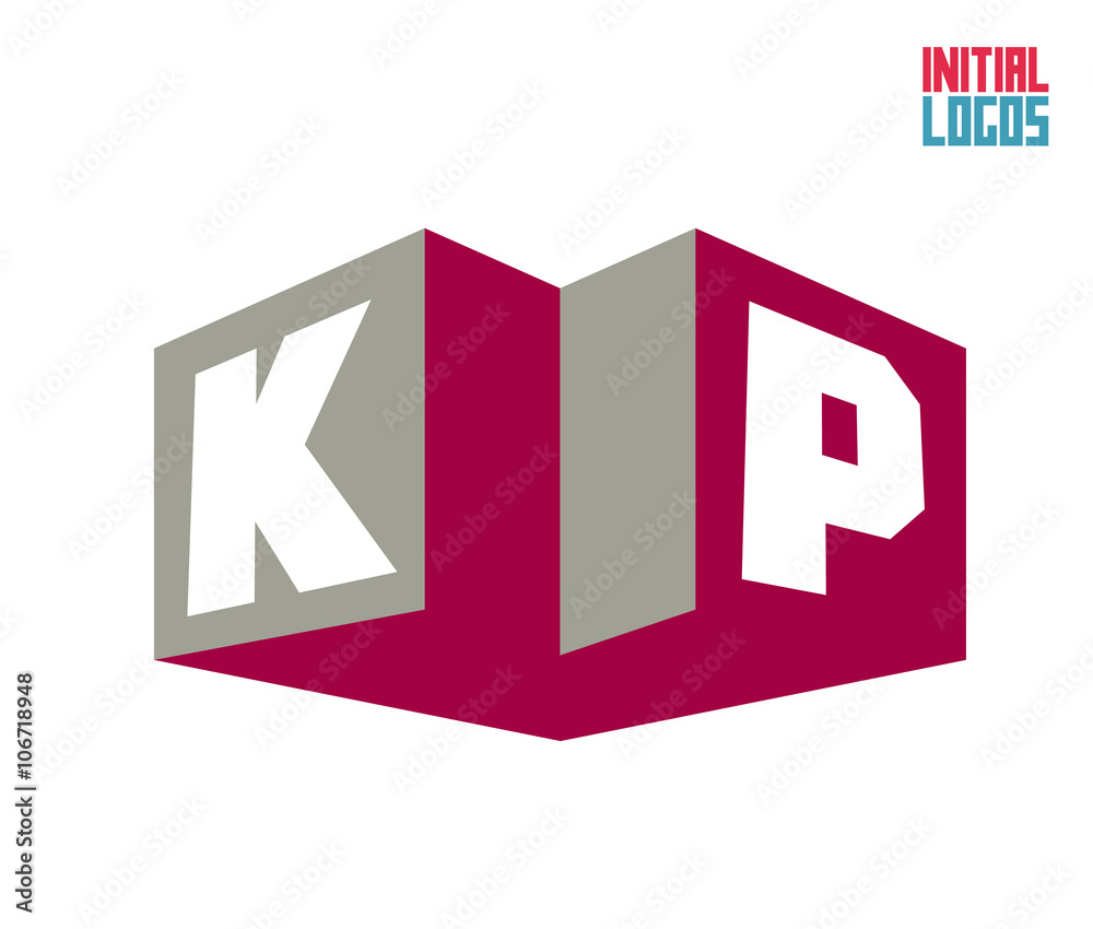 KP Initial Logo for your startup venture KP Initial Logo for your startup venture