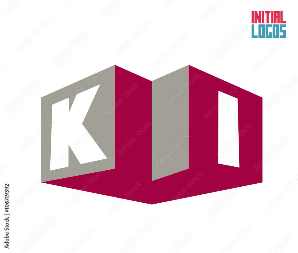 KI Initial Logo for your startup venture