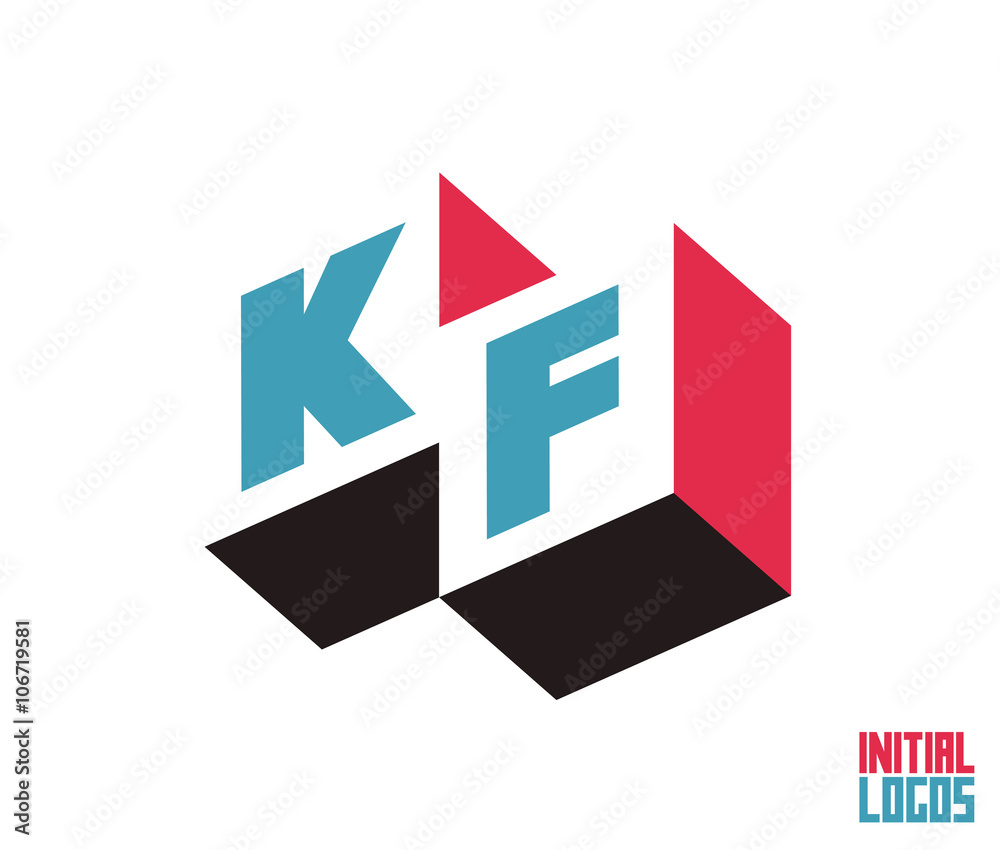 KF Initial Logo for your startup venture KF Initial Logo for your startup venture