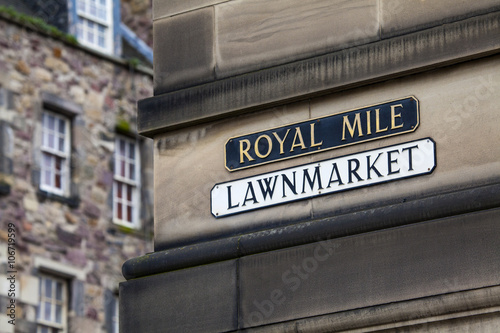 Lawnmarket on The Royal Mile