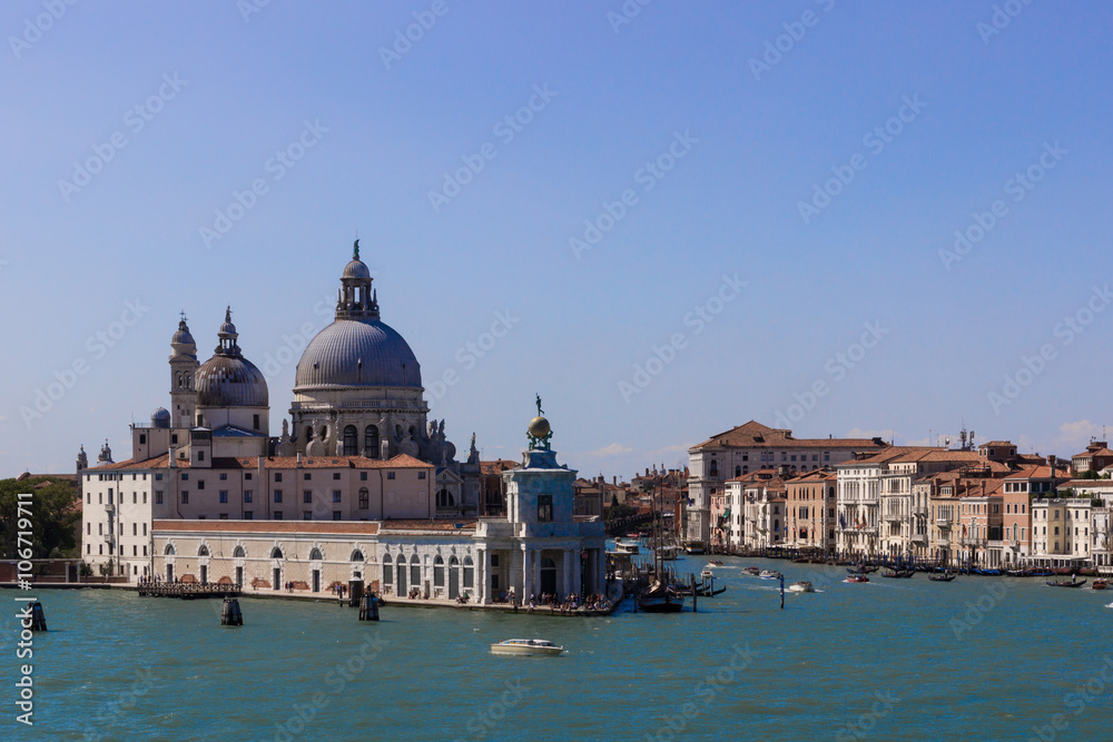 view at Churches at St Marco piazza in Venice, Italy from Grand