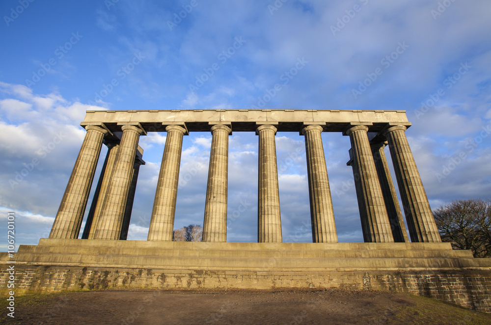 National Monument of Scotland in Edinburgh