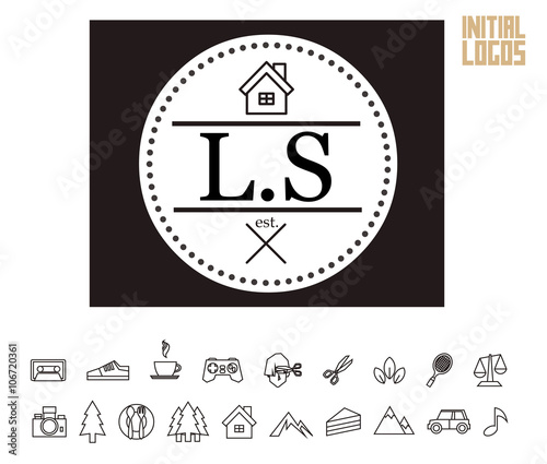 LS Initial Logo for your startup venture