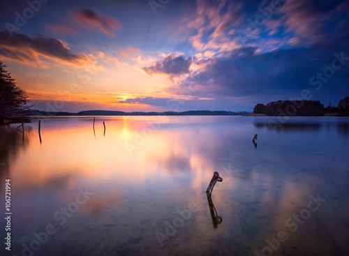 Beautiful and colorful lake...