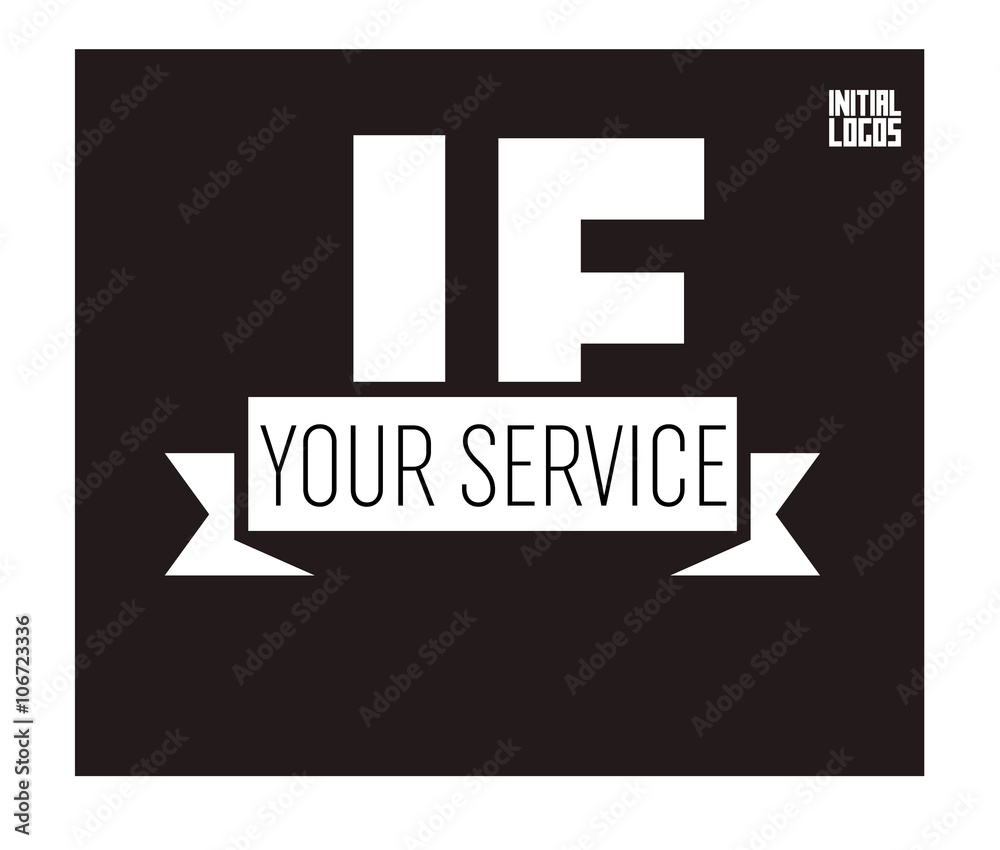IF Initial Logo for your startup venture IF Initial Logo for your startup venture