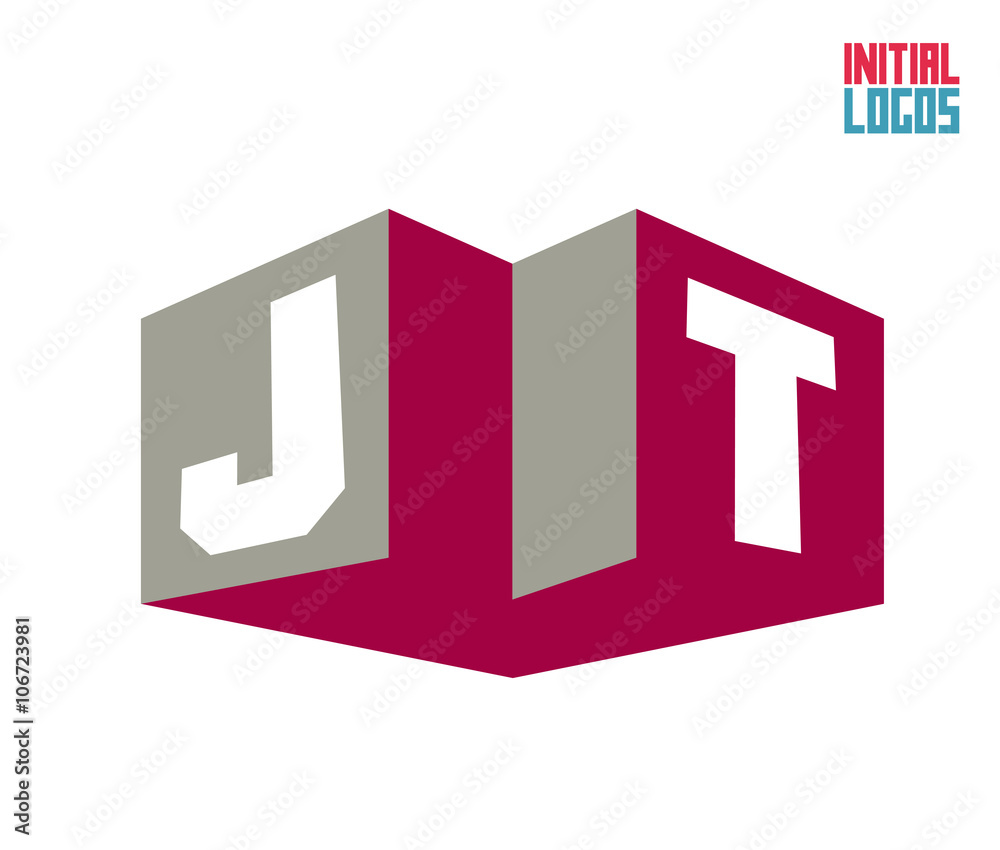 JT Initial Logo for your startup venture JT Initial Logo for your startup venture