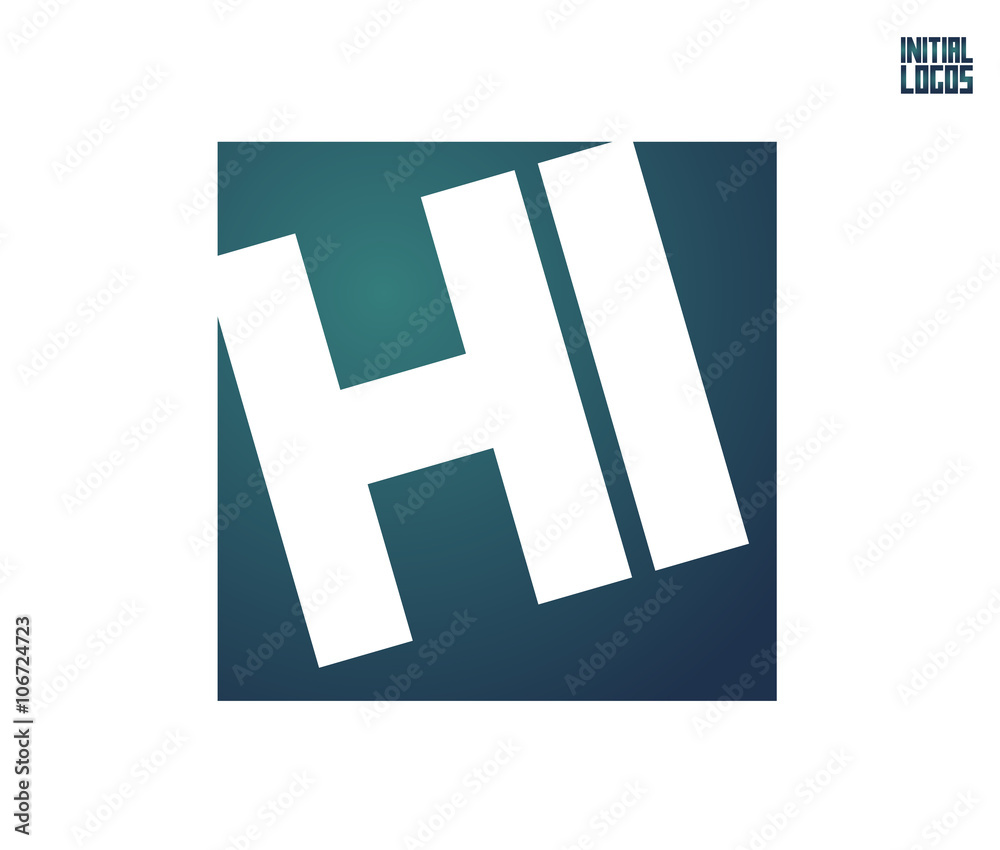 HI, Initial Logo for your startup venture