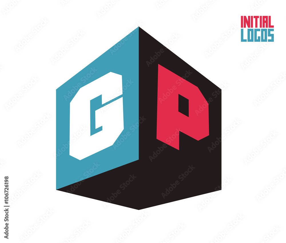 GP Initial Logo for your startup venture