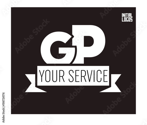 GP Initial Logo for your startup venture