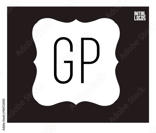 GP Initial Logo for your startup venture