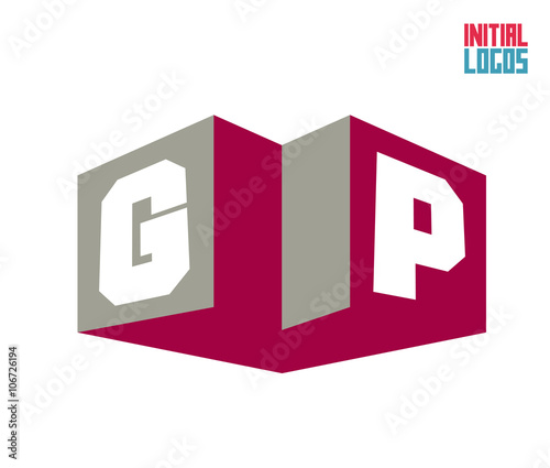 GP Initial Logo for your startup venture