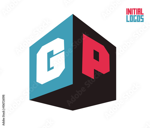 GP Initial Logo for your startup venture