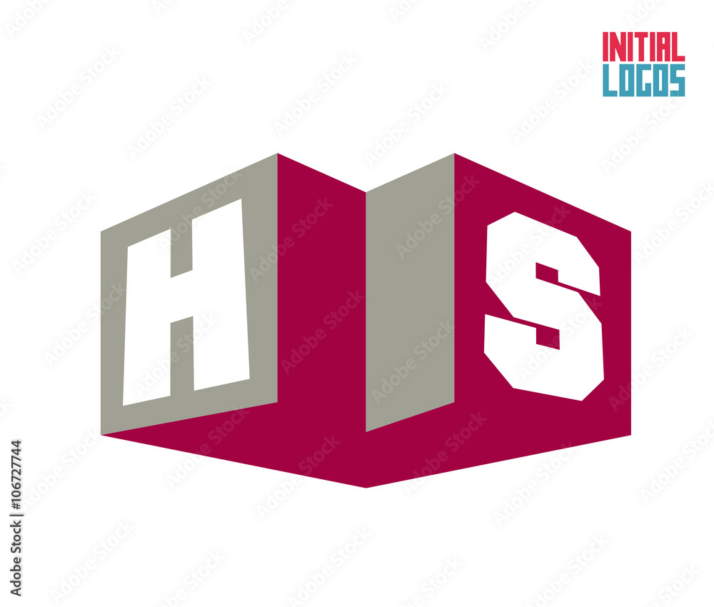HS Initial Logo for your startup venture