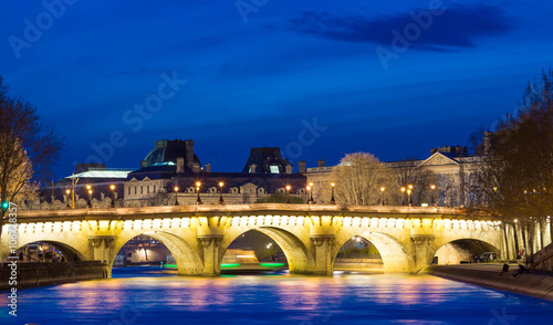 The pont Neuf in evening, Paris, France.