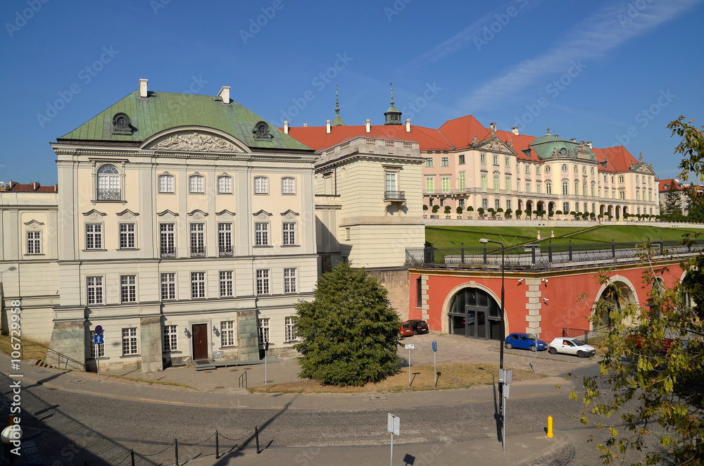 Fototapeta premium Pałac pod Blachą, Zamek królewski i Arkady Kubickiego
