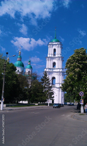 Church of the Nativity of the Blessed Virgin in the small town of Kozelets (1752)
