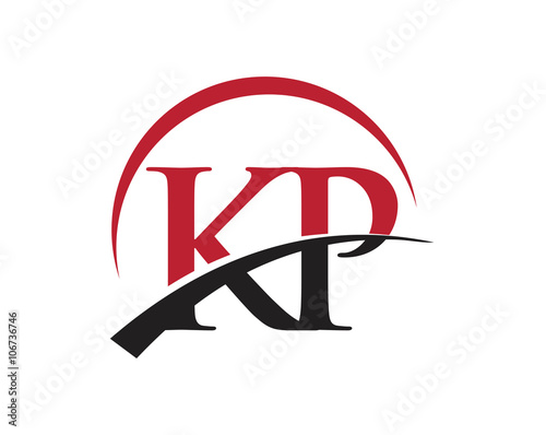 KP red letter logo swoosh