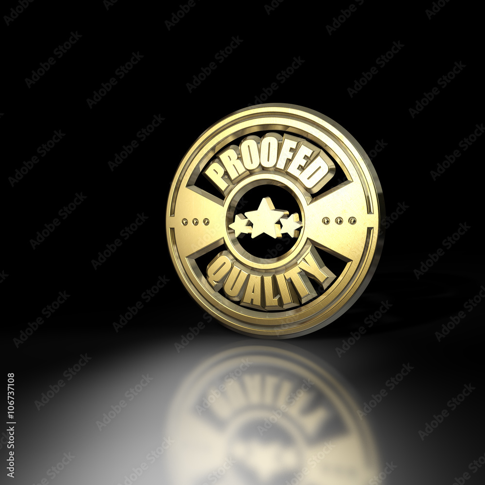 Proofed Quality - Emblem - Gold D