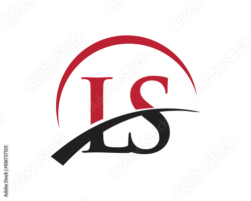 LS red letter logo swoosh
