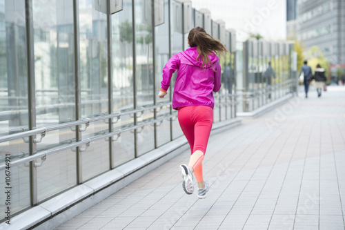 Free Download From behind the woman is running - GFXLoad