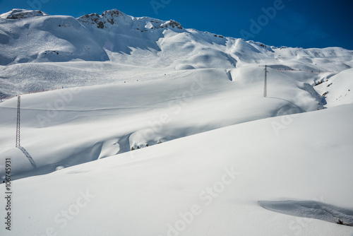 Mountains from formigal winter resort. © bimserd