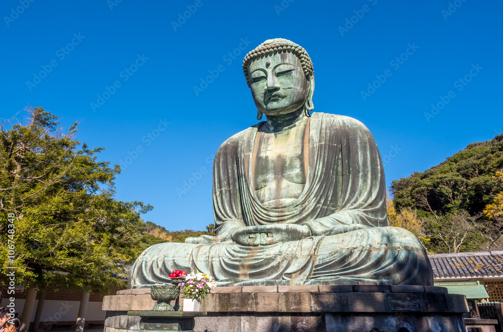 Great Buddha statue Daibutsu at Kamakura Great Buddha statue Daibutsu at Kamakura