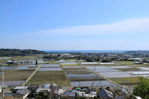 田舎の街並み　高鍋町