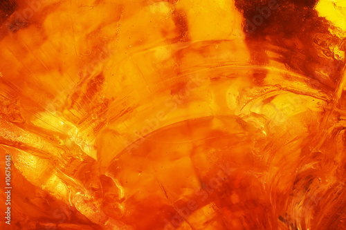 Abstract of sunlight passed throughout piece of rosin.