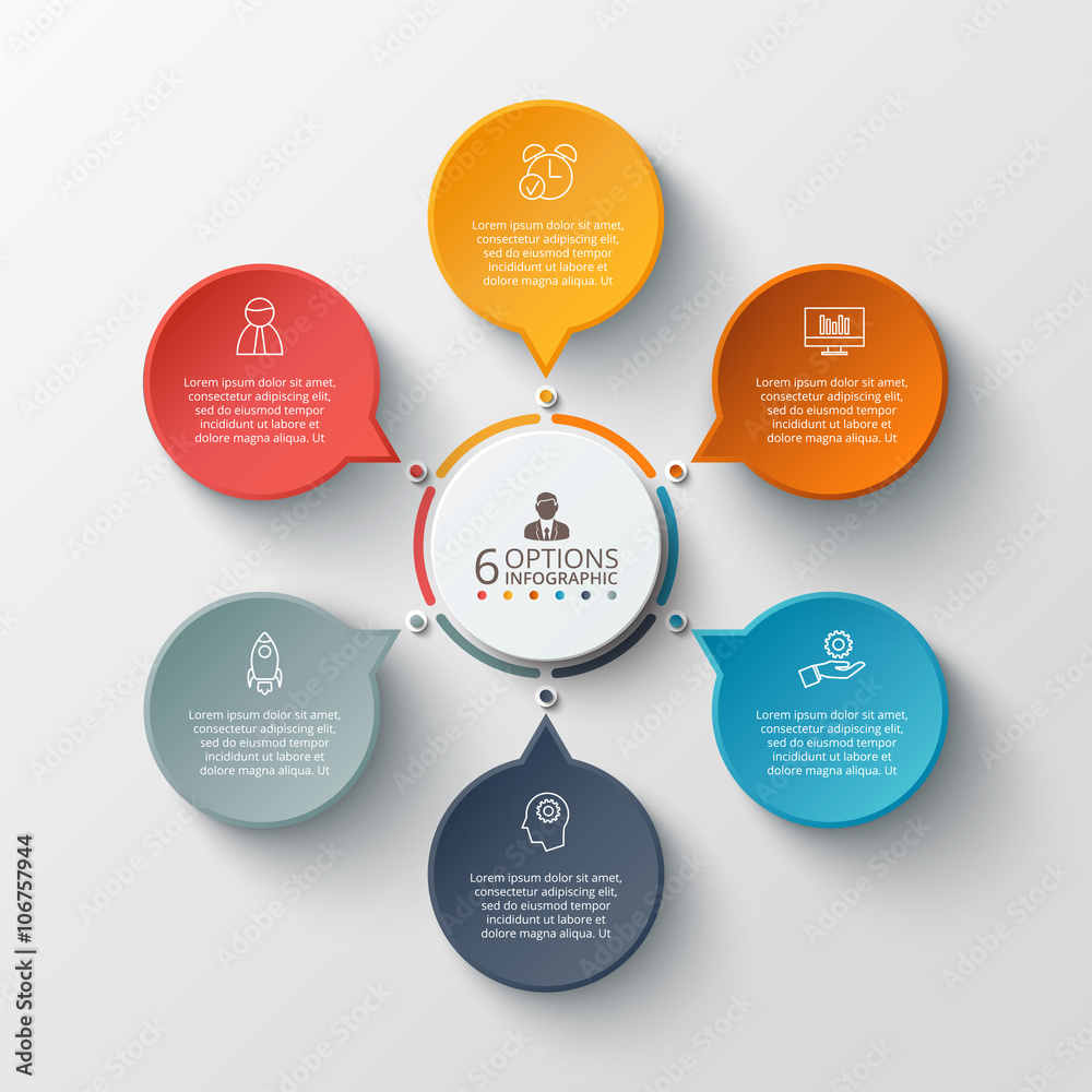 Vector infographic design template. Vector infographic design template.