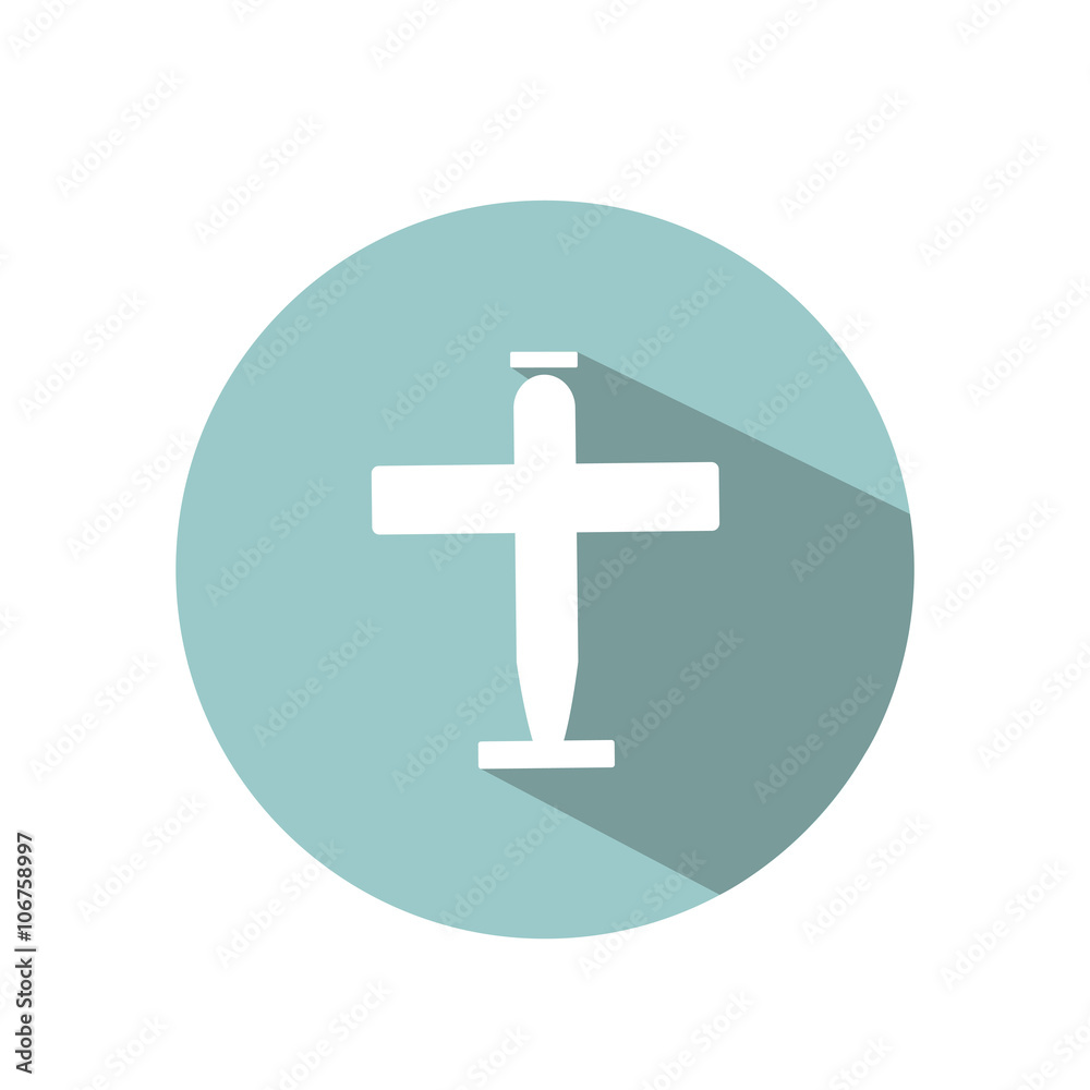 Fototapeta premium plane design icon