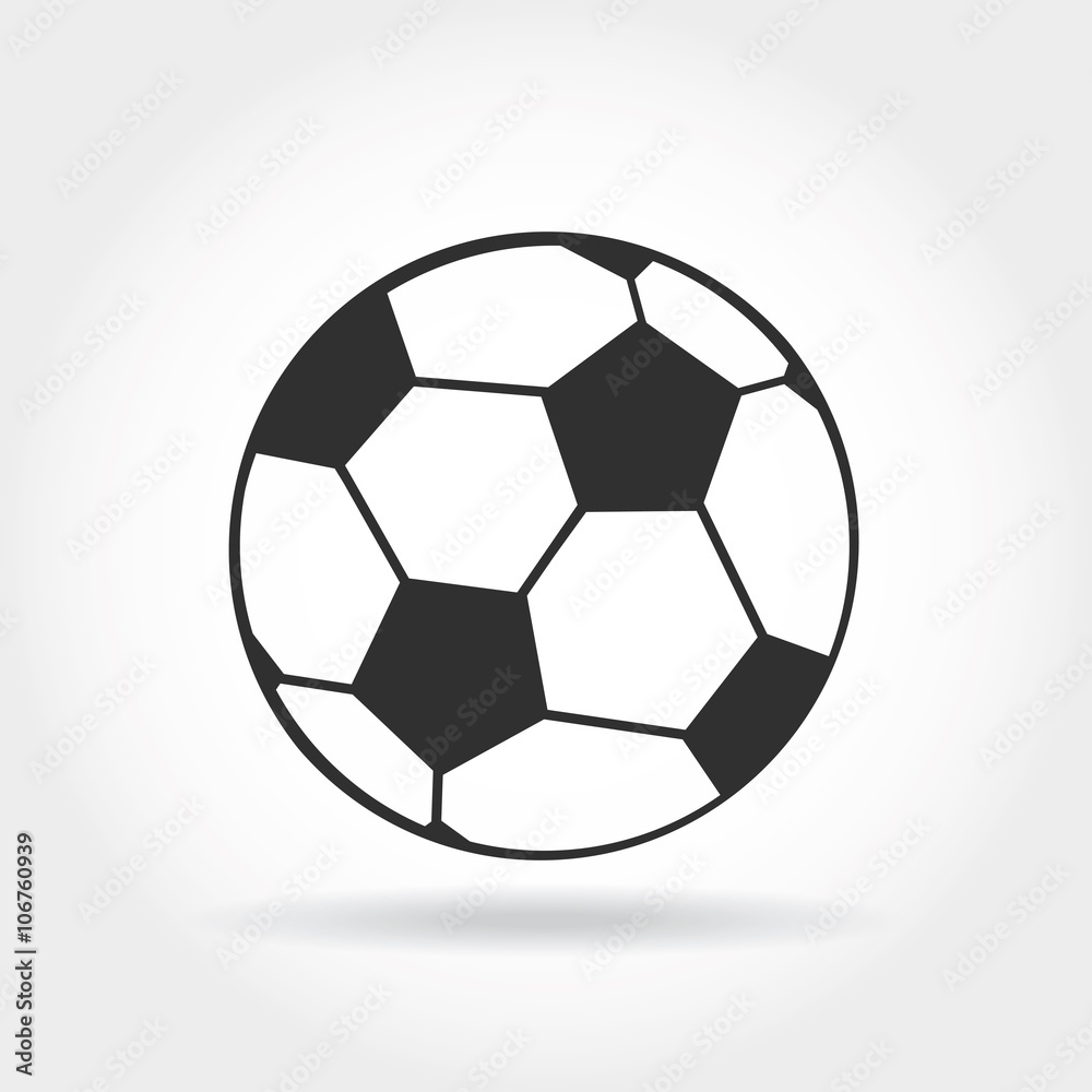 Obraz premium Soccer ball icon