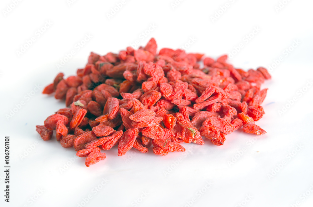 Fototapeta premium Wolfberry isolated on white background