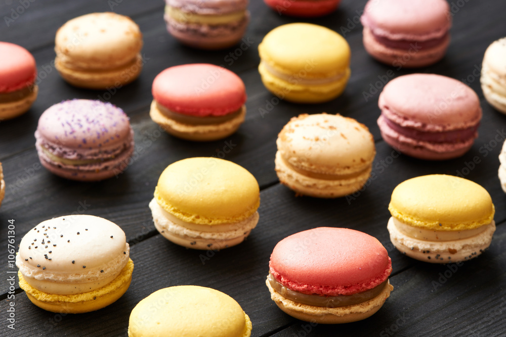 French delicious dessert macaroons French delicious dessert macaroons