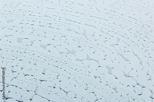 The wet glass surface. The texture. The background.